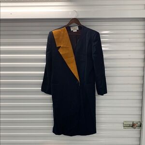 Navy and Gold Women's Coat